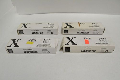 Lot 4 xerox 106r00367 black workcentre pro 535 545 toner cartridge b232493 for sale