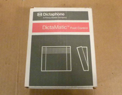 Brand New Dictaphone DictaMatic Foot Control 142795
