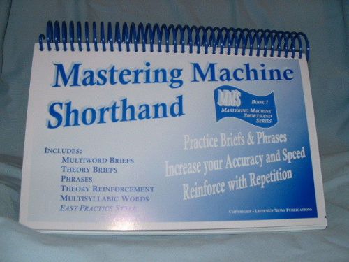 Mastering machine shorthand - court reporting lit material for accuracy - sale! for sale
