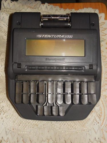 Stentura 8000 Stenograph Court Reporter Writer w/ Built In Stand