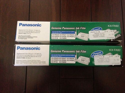 New KX-FA92 Genuine Panasonic Inc Film - Black Inck Roll 114 Ft/ 4 Rolls