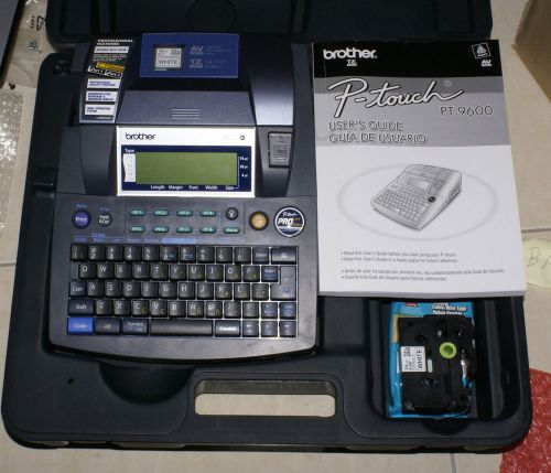 Brother PT-9600 Thermal Label Printer with Hard Case