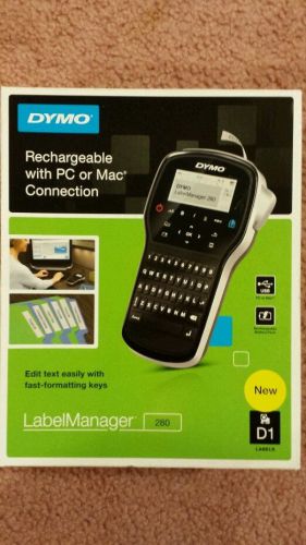 LAST ONE - DYMO LABELMANAGER 280 RECHARGEABLE HANDHELD PORTABLE LABEL MAKER !!!