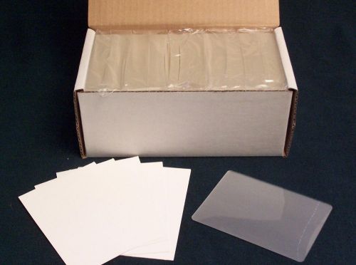 7 mil hot laminating jumbo pouches qty 500 2-15/16 x 4-1/8 lamination sleeve 7m for sale