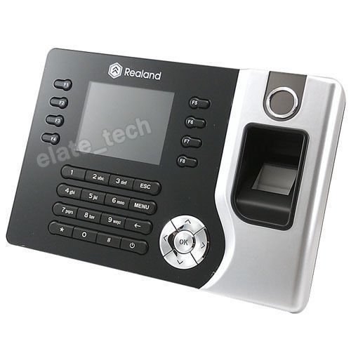 Realand biometric fingerprint/id card/psw employee attendance time clock tcp/ip for sale