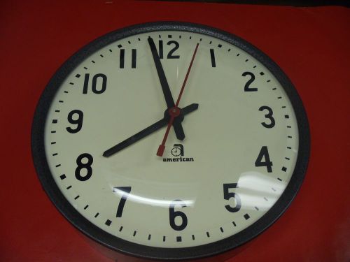 American Time 12&#034; Clock, Honeywell, Faraday, Cincinnati Style H54BHAH404