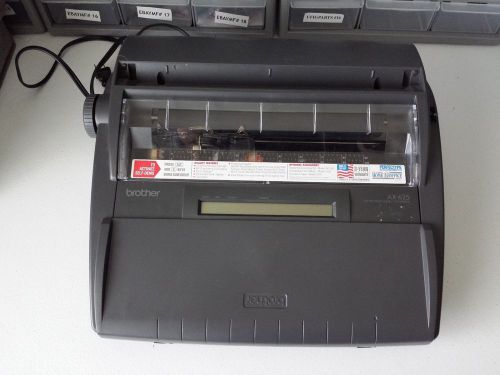 BROTHER AX-625 Big Display Word Processor Typewriter Works - Needs Ink Ribbon.