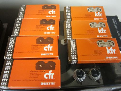 Lot of 7  KRT KFR CfR KO-REC-TYPE Typewriter Film Ribbon &amp; Type balls