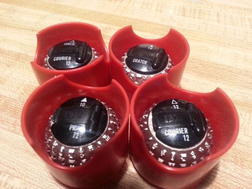 IBM Selectric ll Type Ball Element Font MUST SEE INFORMATION,(4) Balls for sale