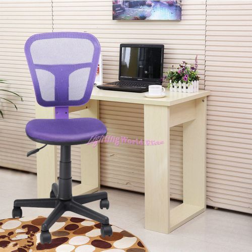 Purple Swivel Computer Desk Office Staff Furniture Fabric Chair Study Mesh Chair