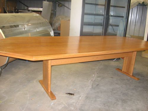Large Solid Wood Conference Table