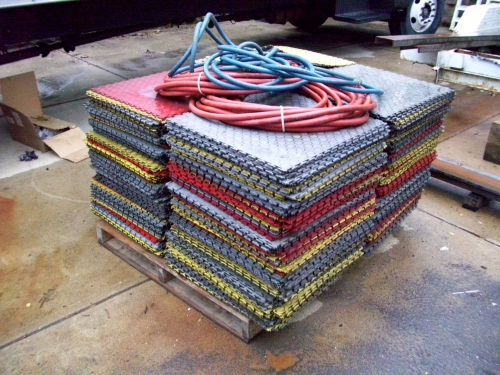 24X24&#034; PVC mats for garage floors