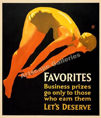 Favorites! 1920&#039;s Mather Motivational Poster - 36x42