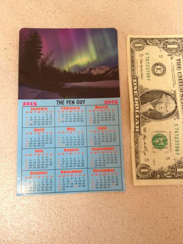 2015 year at a glance calendar~fr postage~magnetic~made in USA~no sales tx~1 lef