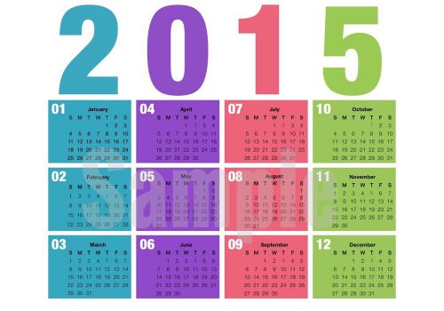 2015 wall calendar