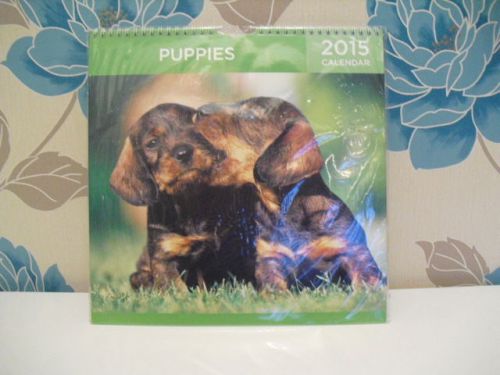 CALENDER 2015 PUPPIES NEW AND SEALED