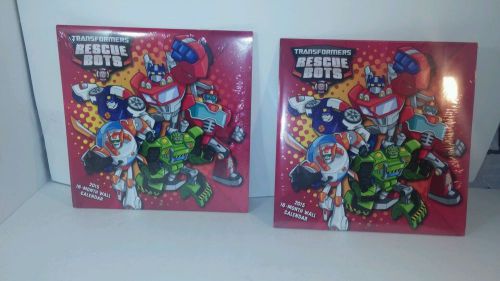 Two Transformers Rescue Bots 2015 16 Month Calender