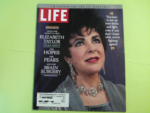 ELIZABETH TAYLOR COVER LIFE MAGAZINE NEW!!! VINTAGE RARE COLLECTABLE