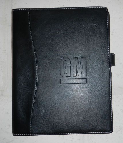 GM General Motors Automobile Logo Binder Portfolio Notepad Office Supply