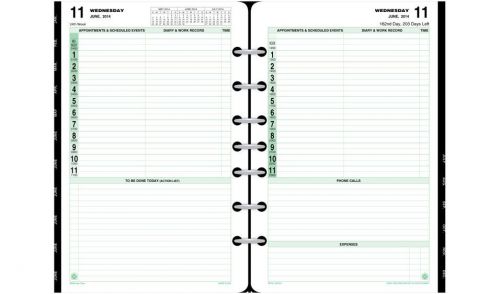 Day-Timer® 2-Page-Per-Day 24-Hour Planner Refill Desk Size 2PPD Item #92124