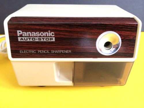 Vintage PANASONIC KP-110 AUTOSTOP Electric Pencil Sharpener