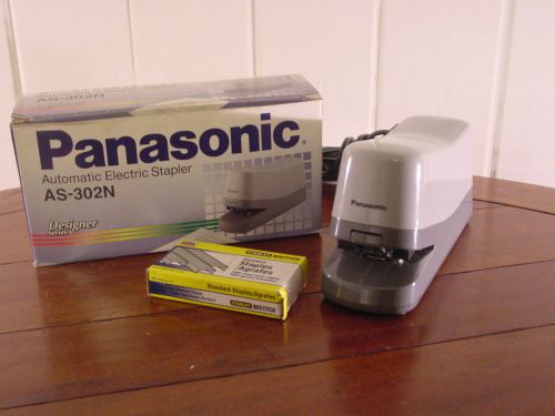 PANASONIC ELECTRIC STAPLER Automatic AS-302n With Box And FREE Staples