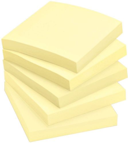 Post it notes value pack 3 x 3 canary yellow pads/pack post-it 654-24vad-b for sale