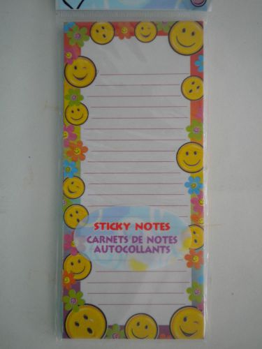 *NEW* ~ CUTE &#034;SMILEY FACE&#034; STICKY NOTE PAD ~ 50 Sheets