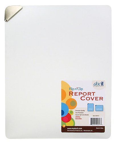 Docit Flip N&#039; Clip Presentation / Report Cover - - Sheet Size25 Sheet (prb00721)