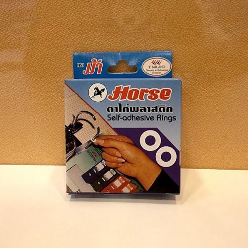 HORSE REINFORCEMENTS LABEL STANDARD DIAMETER HOLE SELF ADHESIVE-WHITE 500/PACK
