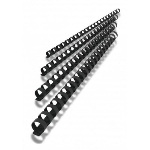 1/2&#034; black plastic binding combs - 1400 count bulk discount for sale