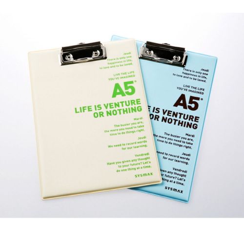 Lot of 2 paper holder clipboard sysmax neo clipboard a5 vertical type office for sale