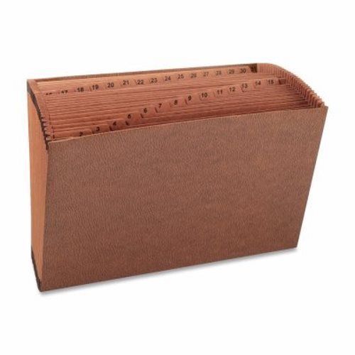 Sparco accordion files,no-flap,31 pckts,1-31,legal,15&#034;x10&#034;,brown (spr26538) for sale