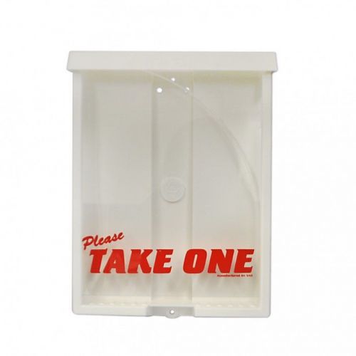 &#034;Please Take One&#034; Sturdy Real Estate Brochure Box - Holds 75, 8.5&#034; x 11&#034; Flyers