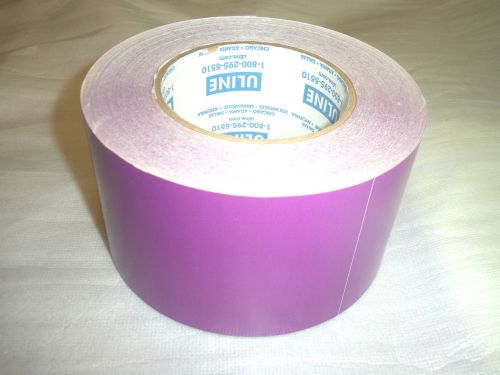 New roll of 500 3 x 5 fluorescent purple adhesive inventory labels for sale