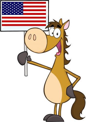 30 Custom American Horse Personalized Address Labels