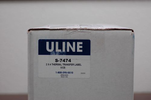 uline 2x4 thermal transfer labels (s-7474)