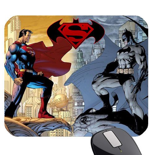 Batman vs. superman superhero mouse pad mats mousepads for sale