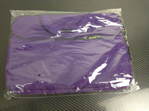 Evecase XXtra Large Purple / Black Tablet Neoprene Zipper Case with Handle NEW