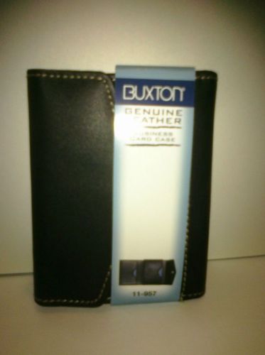 Buxton Leather Business Card Case