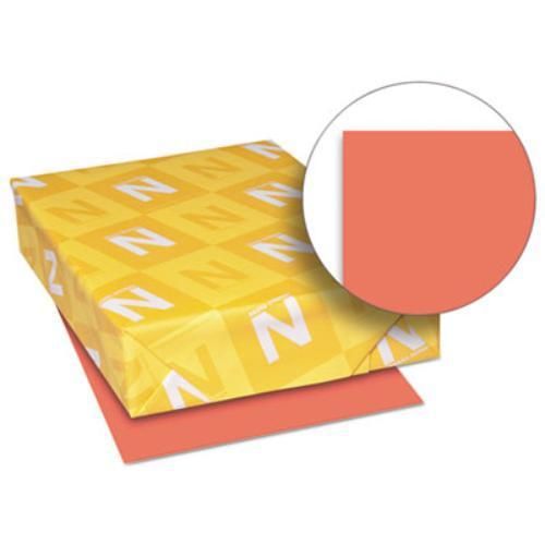 Neenah paper 26751 exact brights paper, 8 1/2 x 11, bright red, 50 lb, 500 for sale