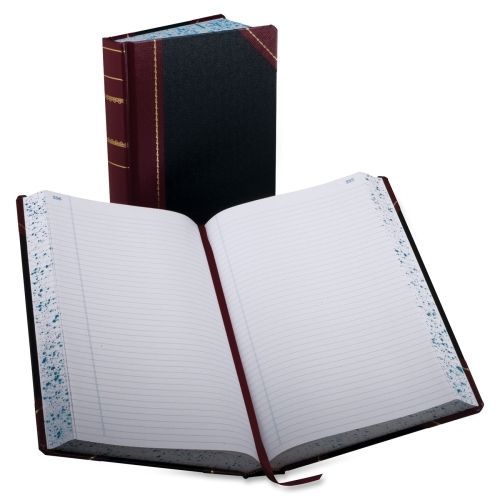Boorum record-ruled account books - 500 sheet(s) - 14.12&#034;x8.62&#034; -white for sale