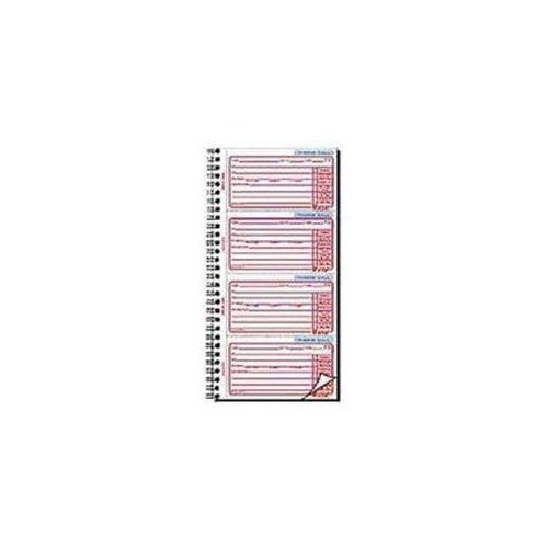 Universal Office Products 48003 Wirebound Message Books, 2 3/4 X 5, Two-part
