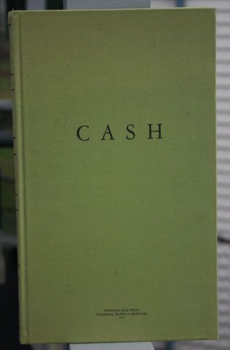VTG HB Cash Ledger Book Federal Supply Service - Altered Art Book?? Ephemera