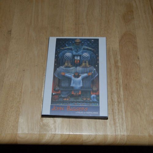 JOHN BIGGERS FOOLIO NOTECARDS NEW $9.95 2 IMAGES 10 CARDS NATIVE AMERICAN ART