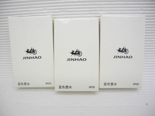 Wholesale Jinhao cartridge for fountain pen BLUE ink 100pcs(China)