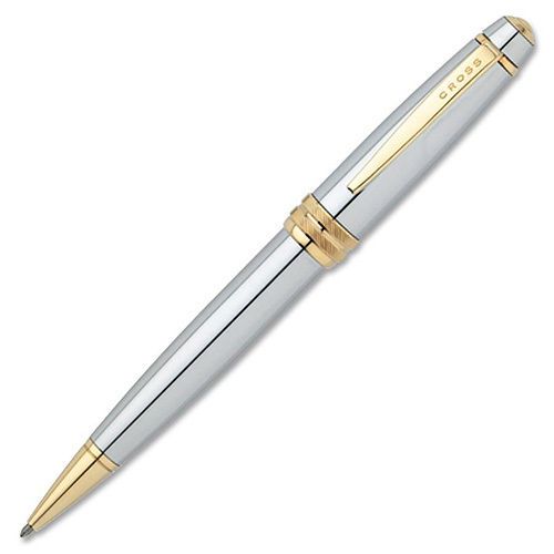 A.t. cross company bailey executive-styled chrome ballpoint pen black ink for sale