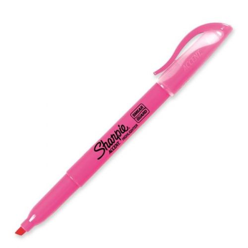 Sharpie accent highlighter pink genuine sanford brand -added pens ship free for sale