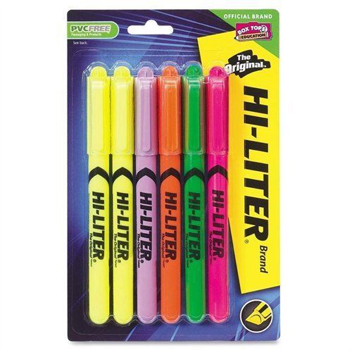 Avery Hi-liter Pen Style Highlighter - Marker Point Style: Chisel - Ink (23565)