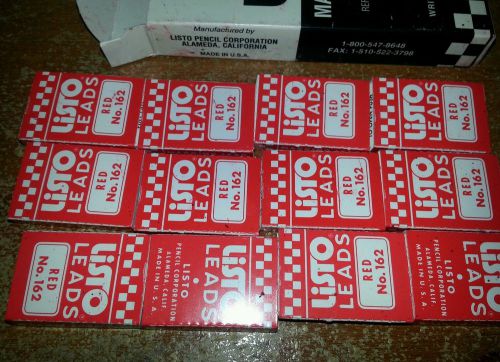 Listo china marker lead refills red 72 count pkg. for sale